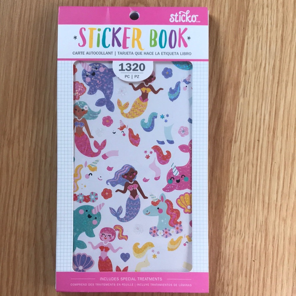 1320 piece AMERICAN CRAFTS MERMAID STICKERBOOK
